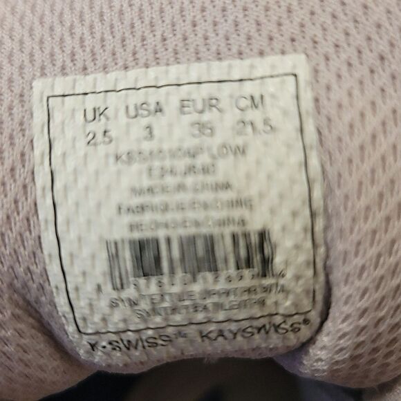 BRAND NEW K-SWISS LACE UP CLOSURE YOUTH11 SNEAKER G1 - Picture 14 of 15